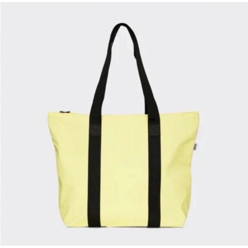 RAINS‎ rush tote bag - waterproof Denmark NWT - commuter new Straw Butter Yellow